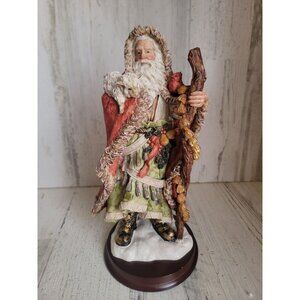 St Nicholas & me 1994 Vintage red cardinal xmas figure decor